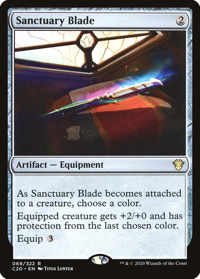 Sanctuary Blade [Commander 2020] | Mindsight Gaming
