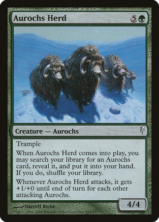 Aurochs Herd [Coldsnap] | Mindsight Gaming