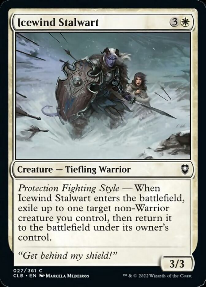 Icewind Stalwart [Commander Legends: Battle for Baldur's Gate] | Mindsight Gaming