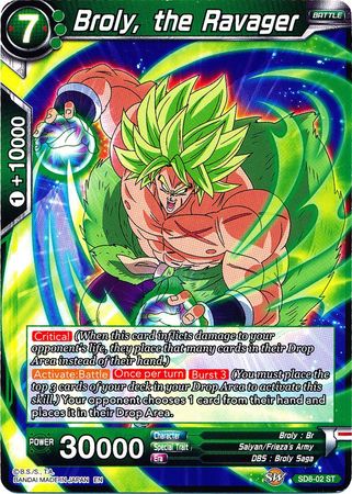Broly, the Ravager (Starter Deck - Rising Broly) [SD8-02] | Mindsight Gaming