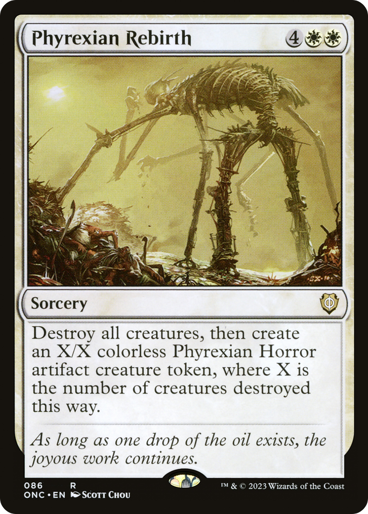 Phyrexian Rebirth [Phyrexia: All Will Be One Commander] | Mindsight Gaming