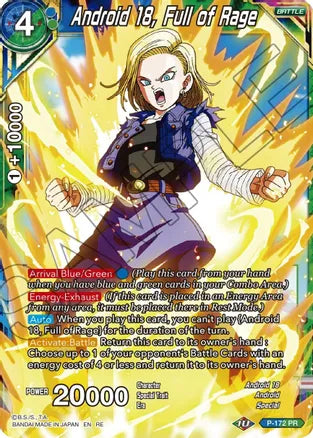Android 18, Full of Rage [P-172] | Mindsight Gaming