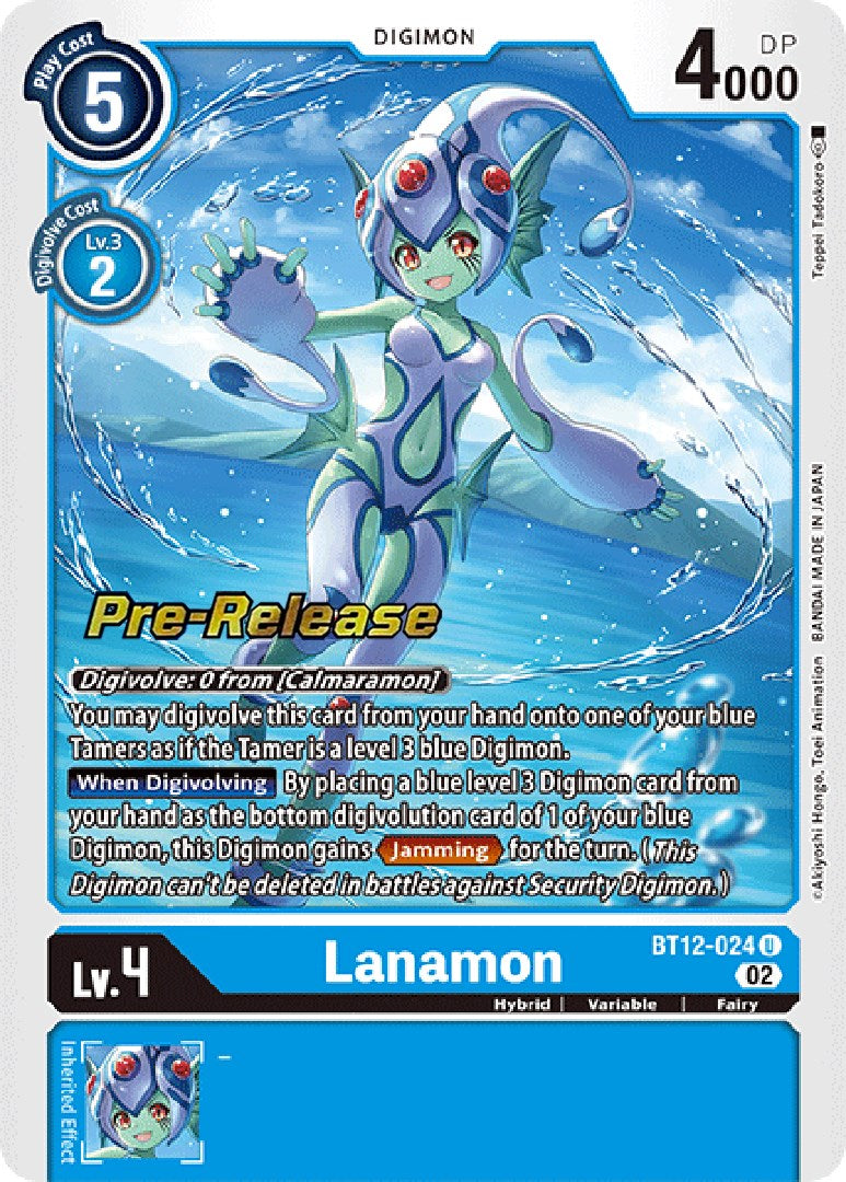 Lanamon [BT12-024] [Across Time Pre-Release Cards] | Mindsight Gaming
