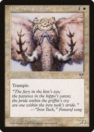 Iron Tusk Elephant [Mirage] | Mindsight Gaming