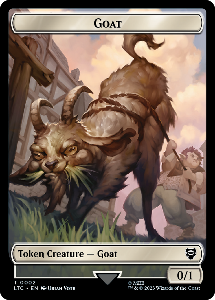 Bird // Goat Token [The Lord of the Rings: Tales of Middle-Earth Commander Tokens] | Mindsight Gaming
