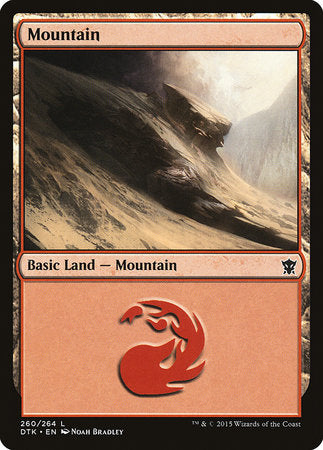 Mountain (260) [Dragons of Tarkir] | Mindsight Gaming
