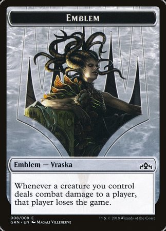 Emblem - Vraska, Golgari Queen [Guilds of Ravnica Tokens] | Mindsight Gaming