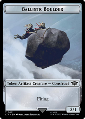 Ballistic Boulder // Food (0023) Double-Sided Token (Surge Foil) [The Lord of the Rings: Tales of Middle-Earth Tokens] | Mindsight Gaming