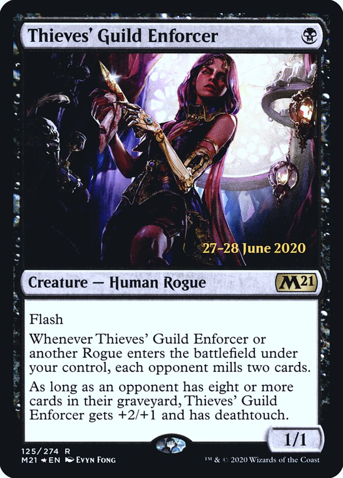 Thieves' Guild Enforcer  [Core Set 2021 Prerelease Promos] | Mindsight Gaming