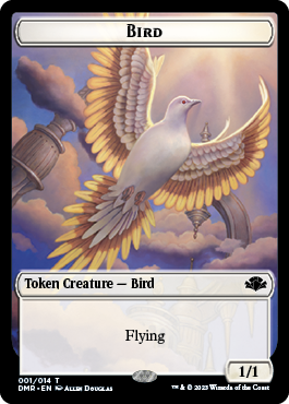 Insect // Bird Double-Sided Token [Dominaria Remastered Tokens] | Mindsight Gaming