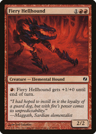 Fiery Hellhound [Duel Decks: Venser vs. Koth] | Mindsight Gaming