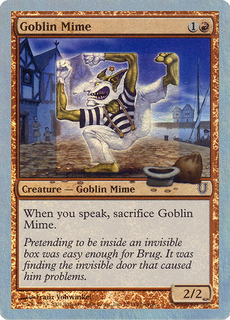 Goblin Mime (Alternate Foil) [Unhinged] | Mindsight Gaming