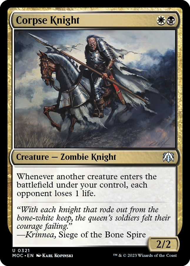 Corpse Knight [March of the Machine Commander] | Mindsight Gaming