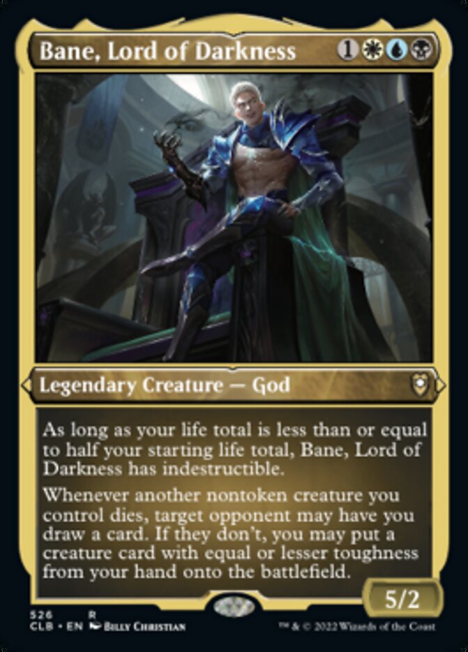 Bane, Lord of Darkness (Foil Etched) [Commander Legends: Battle for Baldur's Gate] | Mindsight Gaming