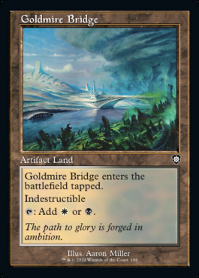 Goldmire Bridge (Retro) [The Brothers' War Commander] | Mindsight Gaming