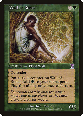 Wall of Roots [Time Spiral Timeshifted] | Mindsight Gaming