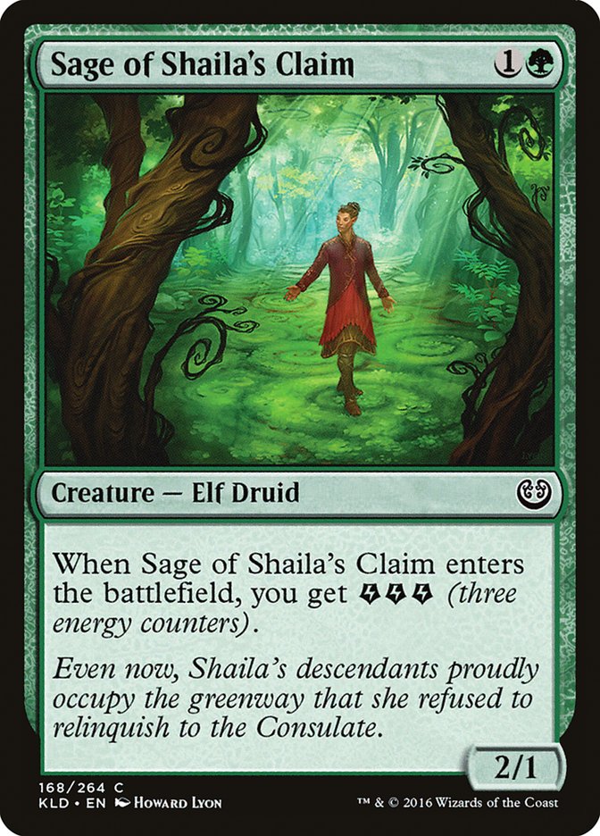 Sage of Shaila's Claim [Kaladesh] | Mindsight Gaming