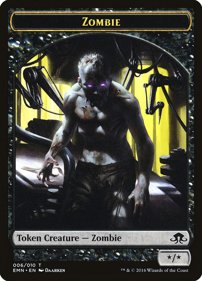 Zombie (006/010) [Eldritch Moon Tokens] | Mindsight Gaming