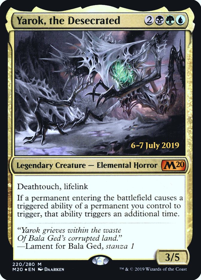 Yarok, the Desecrated  [Core Set 2020 Prerelease Promos] | Mindsight Gaming
