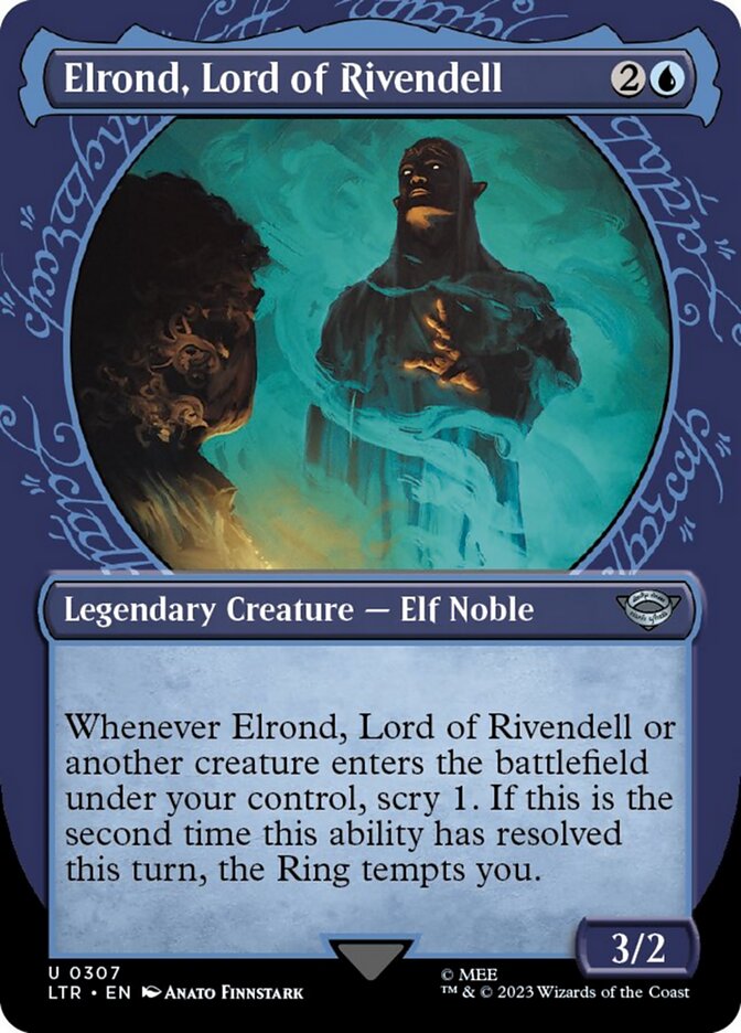 Elrond, Lord of Rivendell (Showcase Ring Frame) [The Lord of the Rings: Tales of Middle-Earth] | Mindsight Gaming