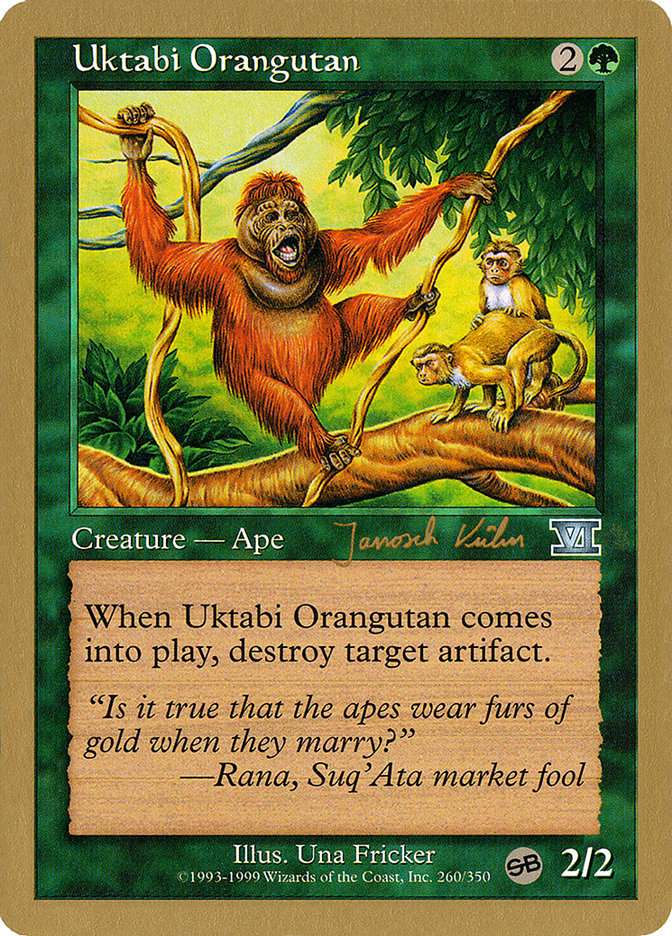 Uktabi Orangutan (Janosch Kuhn) (SB) [World Championship Decks 2000] | Mindsight Gaming
