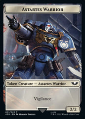 Astartes Warrior (001) // Clue Double-sided Token [Universes Beyond: Warhammer 40,000 Tokens] | Mindsight Gaming