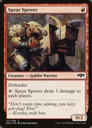 Spear Spewer [Ravnica Allegiance] | Mindsight Gaming