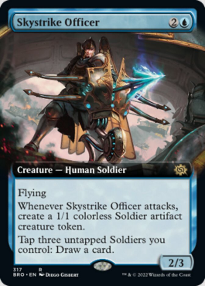 Skystrike Officer (Extended Art) [The Brothers' War] | Mindsight Gaming