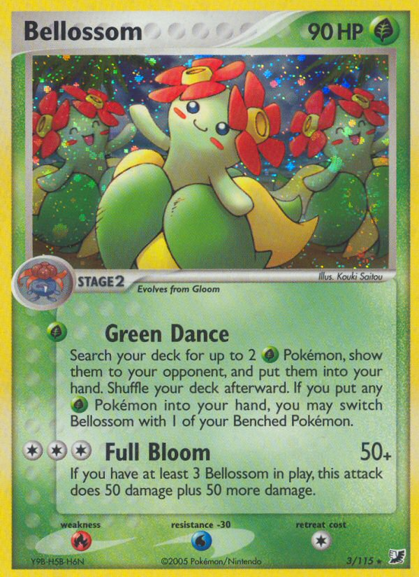 Bellossom (3/115) [EX: Unseen Forces] | Mindsight Gaming