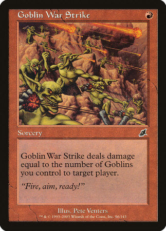 Goblin War Strike [Scourge] | Mindsight Gaming