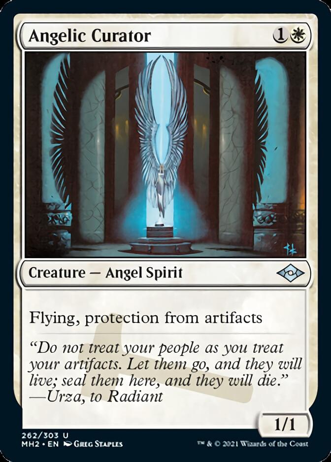 Angelic Curator (Foil Etched) [Modern Horizons 2] | Mindsight Gaming