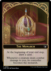 Copy (54) // The Monarch Double-Sided Token [Commander Masters Tokens] | Mindsight Gaming