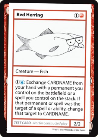 Red Herring (2021 Edition) [Mystery Booster Playtest Cards] | Mindsight Gaming