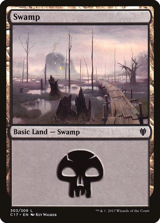 Swamp (303) [Commander 2017] | Mindsight Gaming