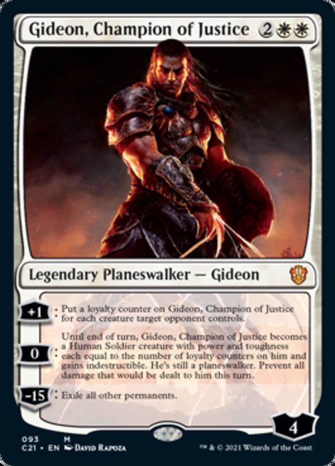 Gideon, Champion of Justice [Commander 2021] | Mindsight Gaming