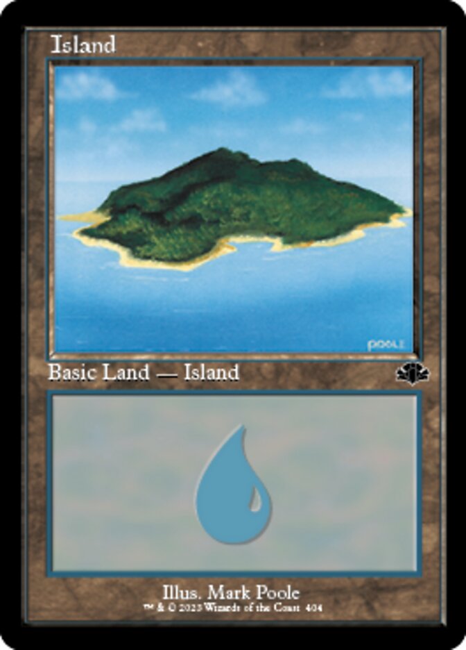 Island (404) (Retro) [Dominaria Remastered] | Mindsight Gaming