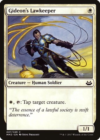 Gideon's Lawkeeper [Modern Masters 2017] | Mindsight Gaming