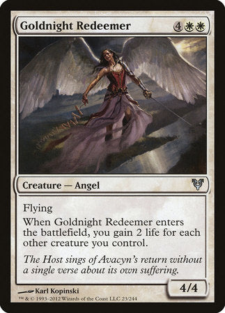 Goldnight Redeemer [Avacyn Restored] | Mindsight Gaming