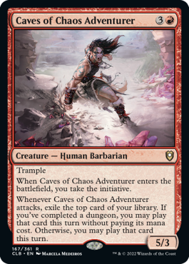 Caves of Chaos Adventurer [Commander Legends: Battle for Baldur's Gate] | Mindsight Gaming