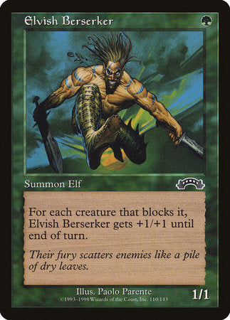 Elvish Berserker [Exodus] | Mindsight Gaming