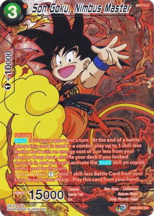 Son Goku, Nimbus Master (DB3-003) [Collector's Selection Vol. 2] | Mindsight Gaming