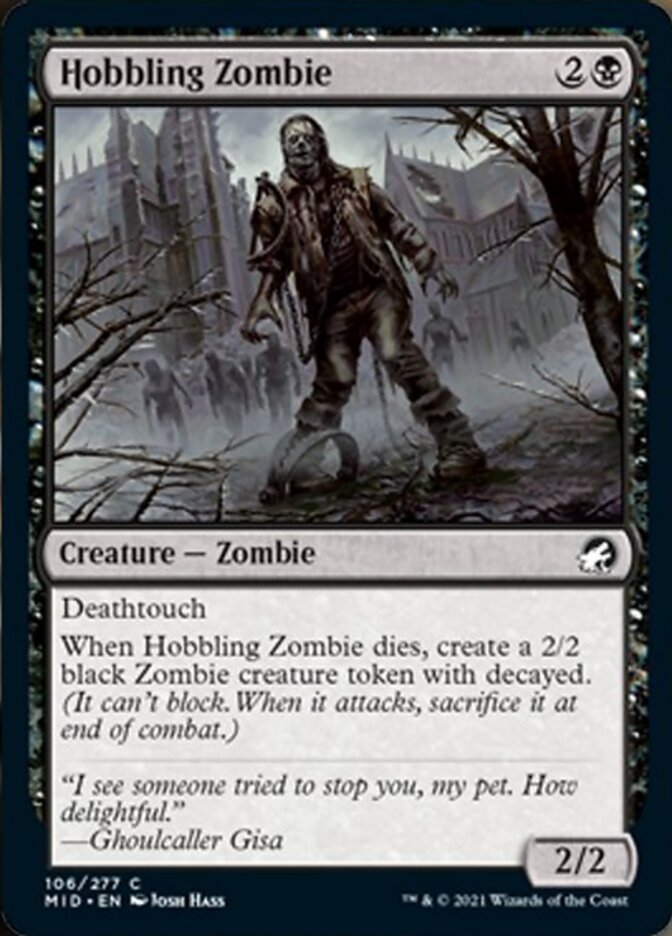 Hobbling Zombie [Innistrad: Midnight Hunt] | Mindsight Gaming