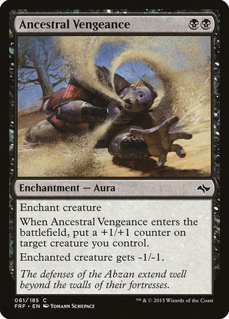Ancestral Vengeance [Fate Reforged] | Mindsight Gaming