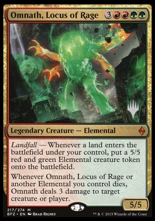 Omnath, Locus of Rage (Promo Pack) [Dungeons & Dragons: Adventures in the Forgotten Realms Promos] | Mindsight Gaming