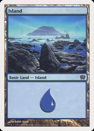 Island (335) [Ninth Edition] | Mindsight Gaming