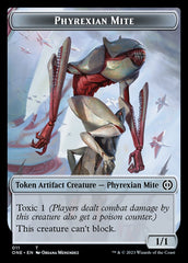 Phyrexian Mite (011) // Phyrexian Germ Double-Sided Token [Phyrexia: All Will Be One Commander Tokens] | Mindsight Gaming