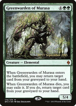 Greenwarden of Murasa [Battle for Zendikar Promos] | Mindsight Gaming
