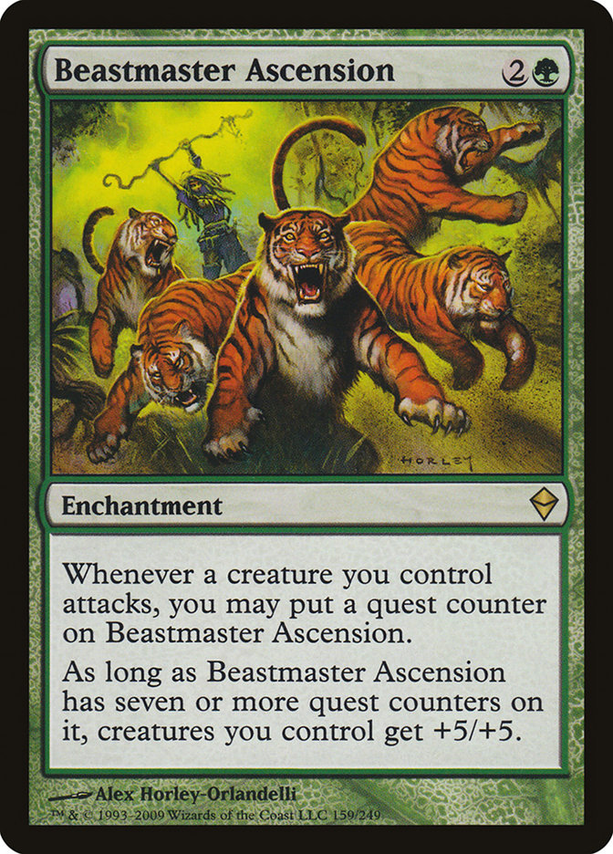 Beastmaster Ascension [Zendikar] | Mindsight Gaming
