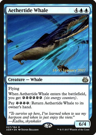 Aethertide Whale [Aether Revolt Promos] | Mindsight Gaming