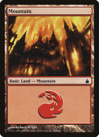 Mountain (302) [Ravnica: City of Guilds] | Mindsight Gaming